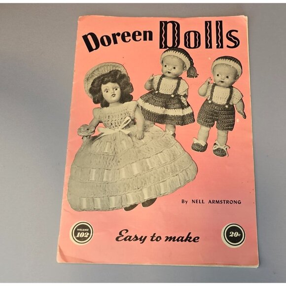 Doreen Dolls Book Neil Armstrong Volume 102 Knitting 12th Edition 1951 Direction - Picture 1 of 8